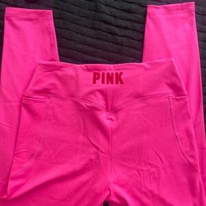 PINK Victoria's Secret Bright Pink Leggings